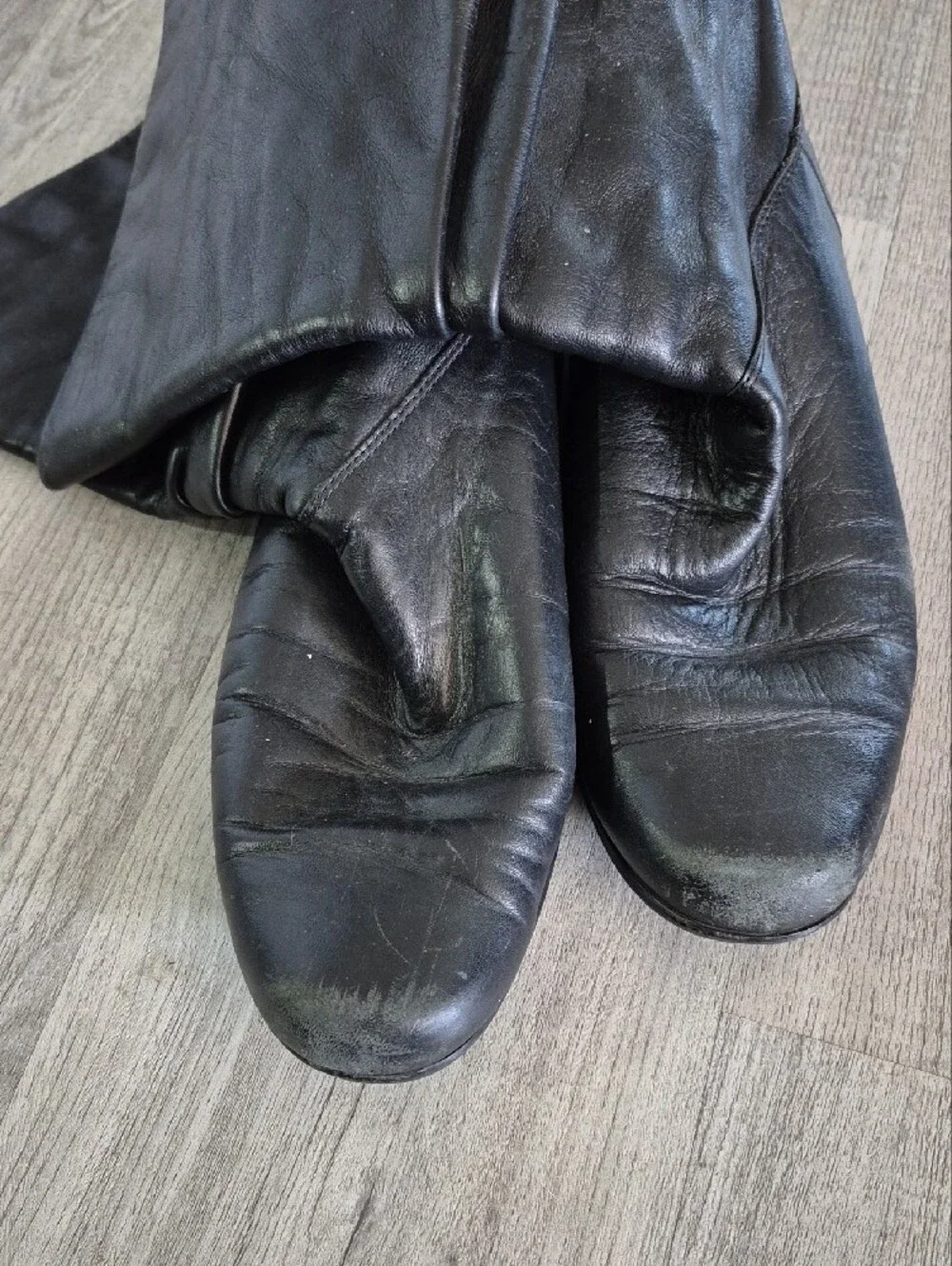 Women's Black Leather Boots